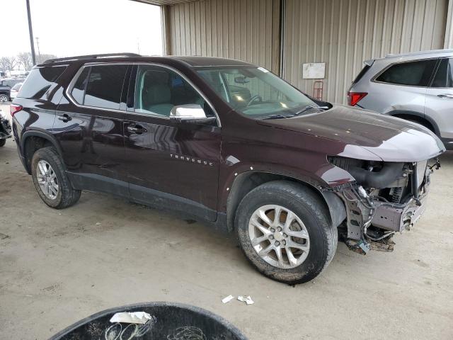 1GNEVGKW3LJ154841 - 2020 CHEVROLET TRAVERSE LT BROWN photo 4