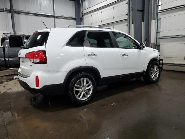 5XYKTCA66EG454646 - 2014 KIA SORENTO LX WHITE photo 3