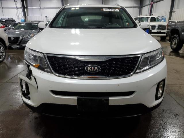 5XYKTCA66EG454646 - 2014 KIA SORENTO LX WHITE photo 5