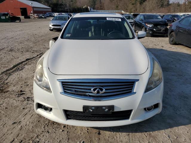 JN1CV6AR8CM973917 - 2012 INFINITI G37 WHITE photo 5