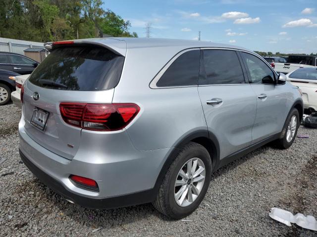 5XYPG4A39KG577391 - 2019 KIA SORENTO L SILVER photo 3