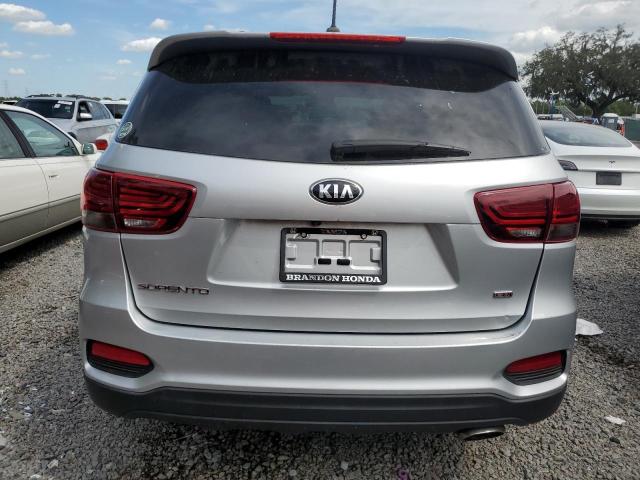 5XYPG4A39KG577391 - 2019 KIA SORENTO L SILVER photo 6