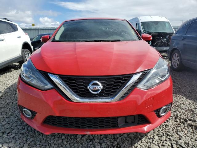3N1AB7AP0KY328436 - 2019 NISSAN SENTRA S RED photo 5