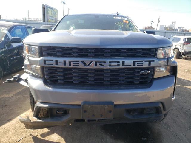 1GCPYBEK2MZ430224 - 2021 CHEVROLET SILVERADO K1500 CUSTOM GRAY photo 5