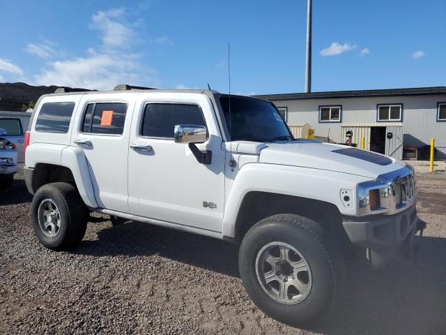 5GTEN13E688128818 - 2008 HUMMER H3 WHITE photo 4