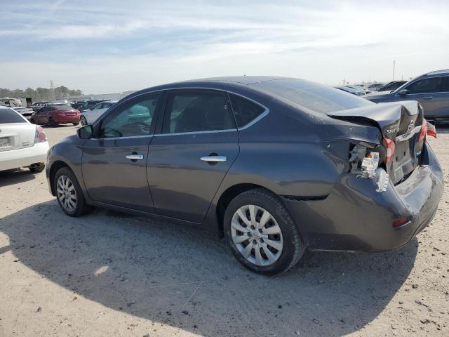 3N1AB7APXEY315827 - 2014 NISSAN SENTRA S GRAY photo 2