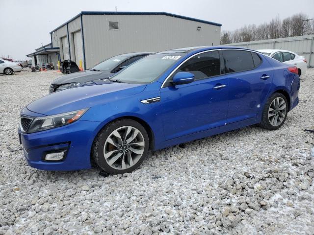 5XXGR4A64EG292210 - 2014 KIA OPTIMA SX BLUE photo 1