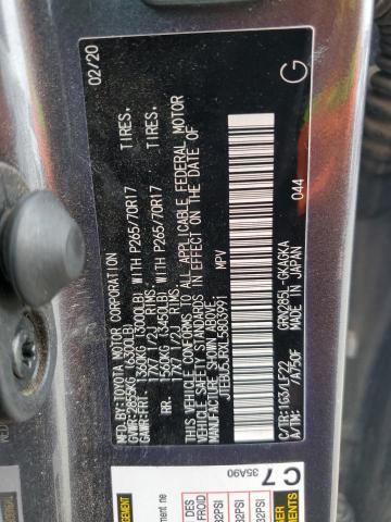 JTEBU5JRXL5803991 - 2020 TOYOTA 4RUNNER SR5/SR5 PREMIUM 灰色 照片 14