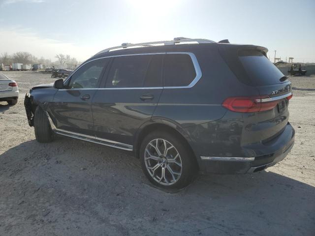 5UXCX4C57KLS35678 - 2019 BMW X7 XDRIVE50I GRAY photo 2
