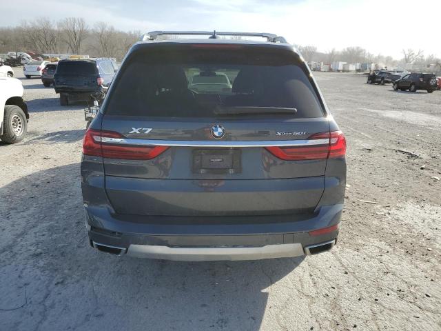 5UXCX4C57KLS35678 - 2019 BMW X7 XDRIVE50I GRAY photo 6
