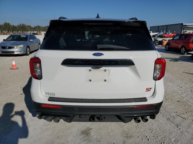 1FM5K8GC4LGB50909 - 2020 FORD EXPLORER ST WHITE photo 6