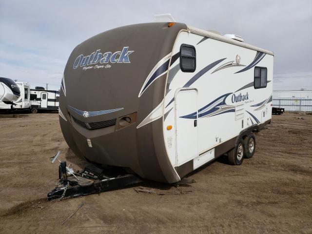 4YDT21025DB452015 - 2013 KEYSTONE OUTBACK WHITE photo 2