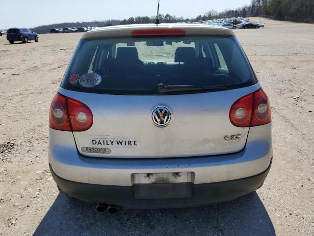 WVWDR71K16W178165 - 2006 VOLKSWAGEN RABBIT SILVER photo 6