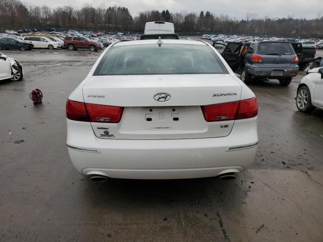 5NPEU46F89H539849 - 2009 HYUNDAI SONATA SE WHITE photo 6