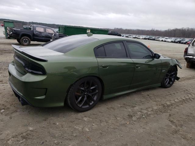 2C3CDXCT5KH554315 - 2019 DODGE CHARGER R/T GREEN photo 3