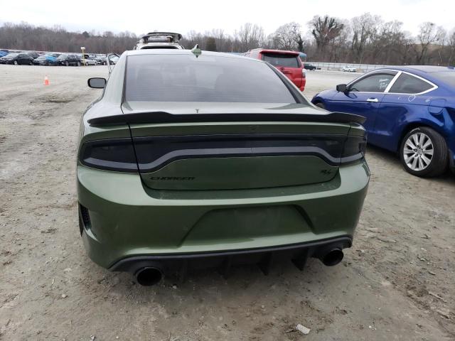 2C3CDXCT5KH554315 - 2019 DODGE CHARGER R/T GREEN photo 6