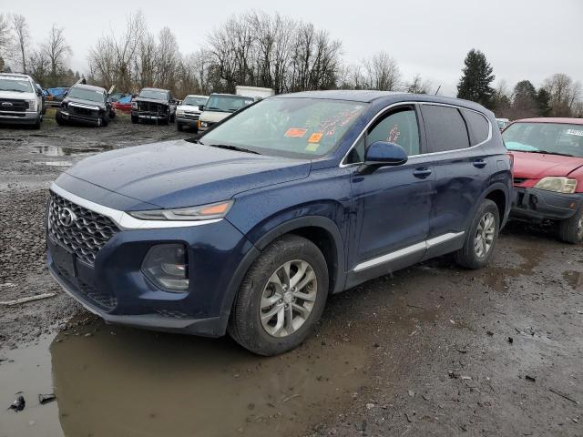 5NMS2CADXKH113205 - 2019 HYUNDAI SANTA FE SE GRAY photo 1