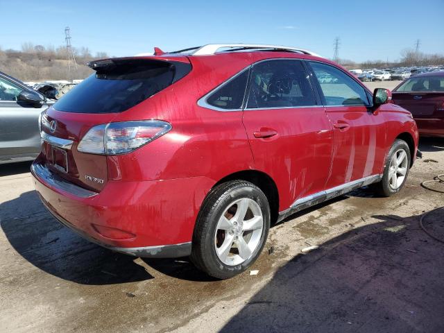 2T2BK1BAXBC089563 - 2011 LEXUS RX 350 RED photo 3