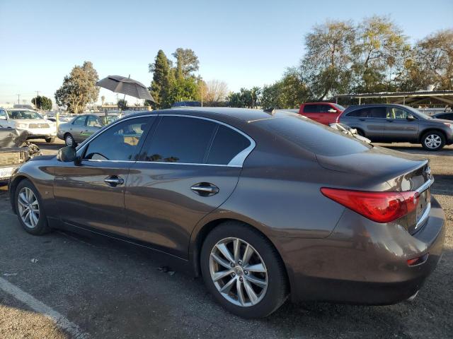 JN1BV7AP6EM675613 - 2014 INFINITI Q50 BASE BROWN photo 2