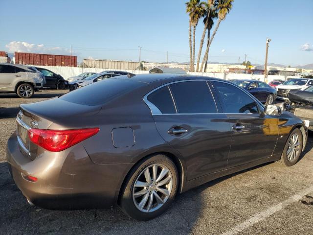 JN1BV7AP6EM675613 - 2014 INFINITI Q50 BASE BROWN photo 3