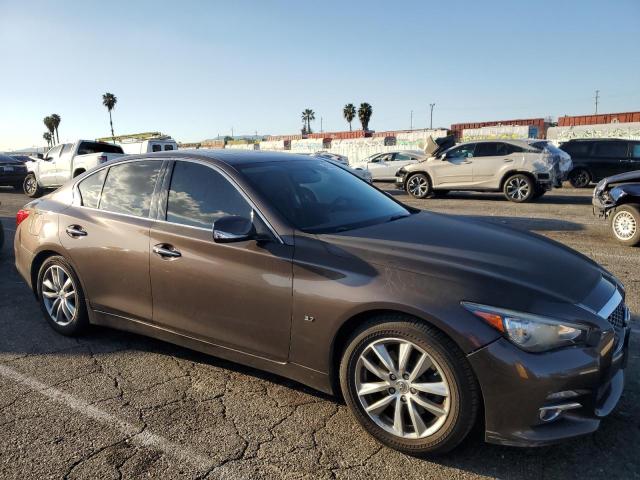 JN1BV7AP6EM675613 - 2014 INFINITI Q50 BASE BROWN photo 4