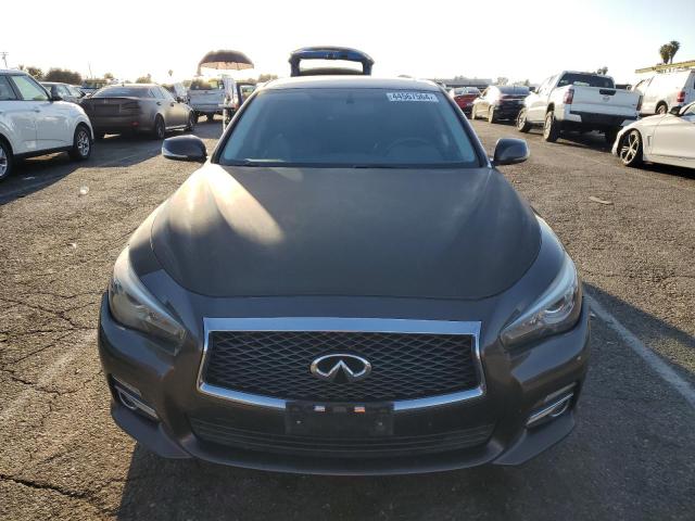 JN1BV7AP6EM675613 - 2014 INFINITI Q50 BASE BROWN photo 5