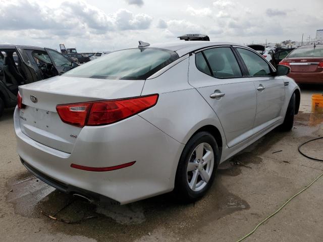 5XXGM4A76FG400593 - 2015 KIA OPTIMA LX SILVER photo 3