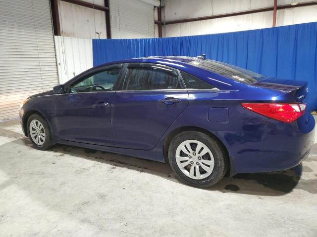 5NPEB4AC3CH387649 - 2012 HYUNDAI SONATA GLS BLUE photo 2