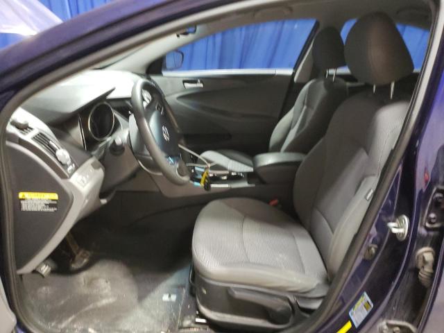 5NPEB4AC3CH387649 - 2012 HYUNDAI SONATA GLS BLUE photo 7