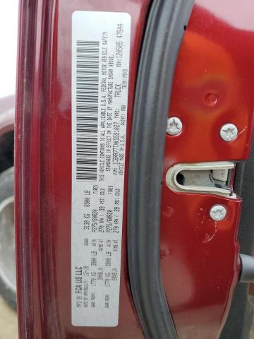 1C6RR7TTXKS591027 - 2019 RAM 1500 CLASS SLT ბურგუნდია ფოტო 12