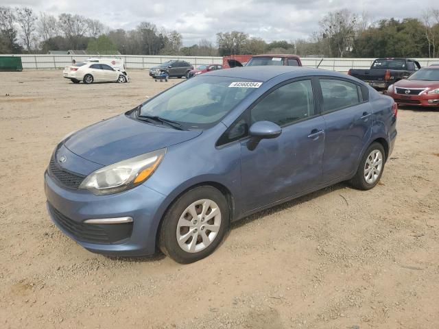 KNADM4A37G6646730 - 2016 KIA RIO LX BLUE photo 1