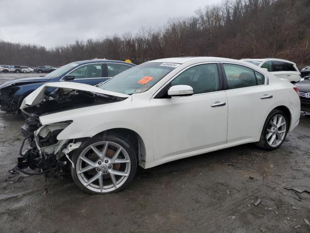 1N4AA51E79C810025 - 2009 NISSAN MAXIMA S WHITE photo 1