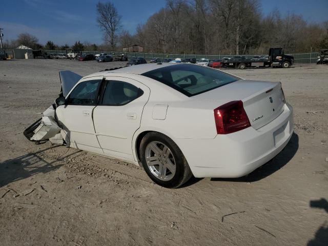 2B3KA53H77H631307 - 2007 DODGE CHARGER R/T WHITE photo 2