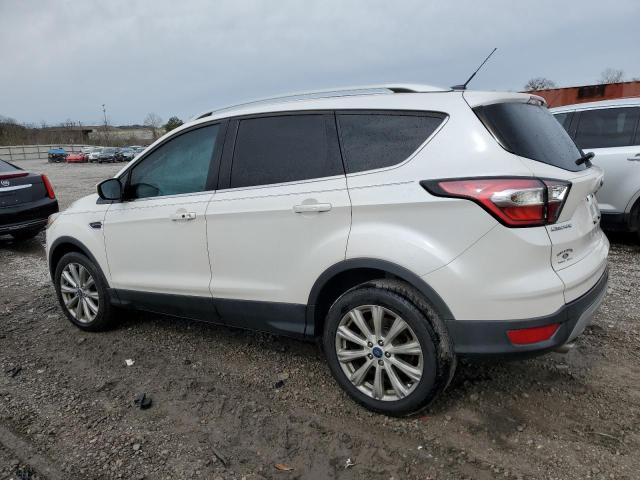 1FMCU0J99HUE93689 - 2017 FORD ESCAPE TITANIUM WHITE photo 2