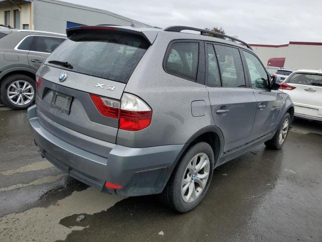 WBXPC9C4XAWJ35707 - 2010 BMW X3 XDRIVE30I GRAY photo 3