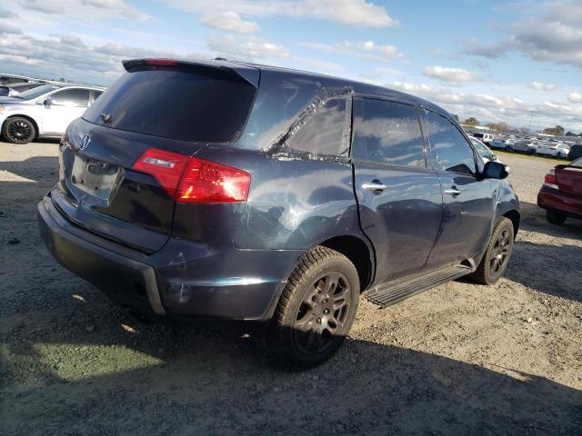 2HNYD28209H527354 - 2009 ACURA MDX BLUE photo 3