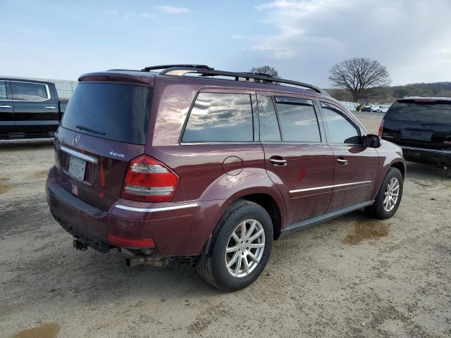 4JGBF22E68A440446 - 2008 MERCEDES-BENZ GL 320 CDI MAROON photo 3