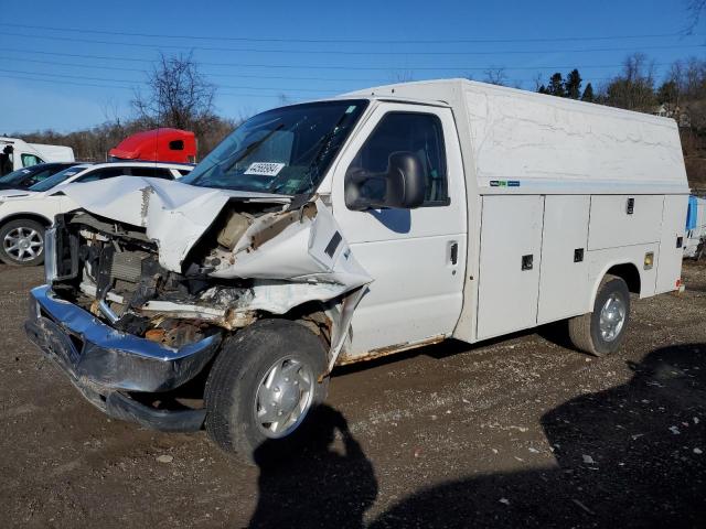 1FDSE3FL4CDA77928 - 2012 FORD ECONOLINE E350 SUPER DUTY CUTAWAY VAN WHITE photo 1