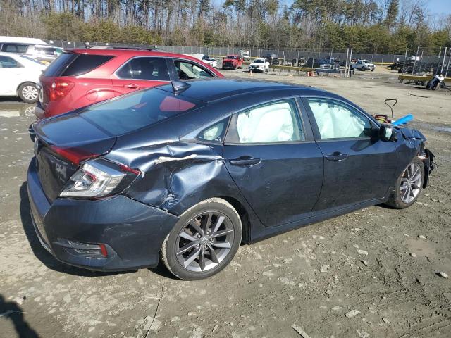 19XFC1F70KE014891 - 2019 HONDA CIVIC EXL ლურჯი ფოტო 3