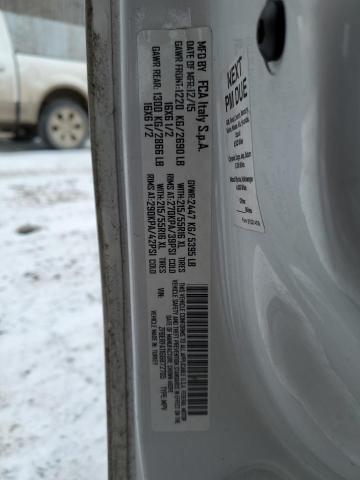 ZFBERFAT1G6B72705 - 2016 RAM PROMASTER WHITE photo 13