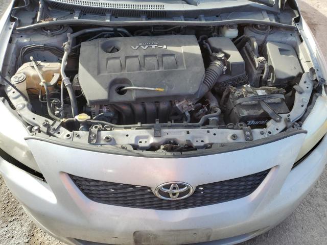 1NXBU40E19Z121315 - 2009 TOYOTA COROLLA BASE SILVER photo 11