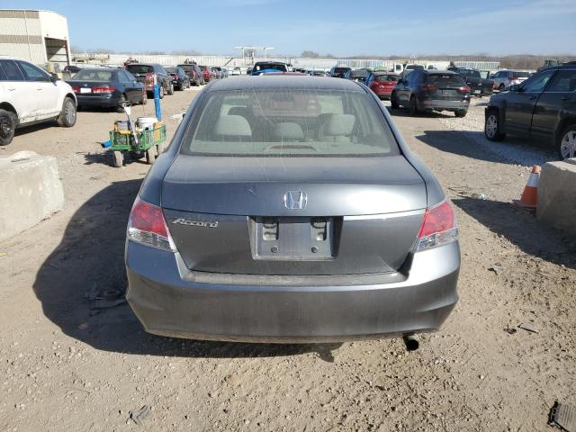 JHMCP26378C052367 - 2008 HONDA ACCORD LX GRAY photo 6