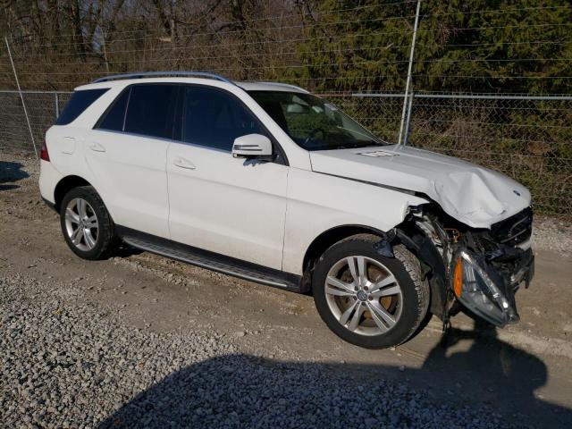 4JGDA5HB6EA359612 - 2014 MERCEDES-BENZ ML 350 4MATIC WHITE photo 4