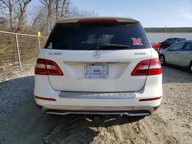 4JGDA5HB6EA359612 - 2014 MERCEDES-BENZ ML 350 4MATIC WHITE photo 6