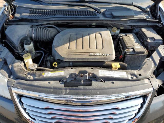 2C4RC1CG3CR412663 - 2012 CHRYSLER TOWN & COU TOURING L BLACK photo 11