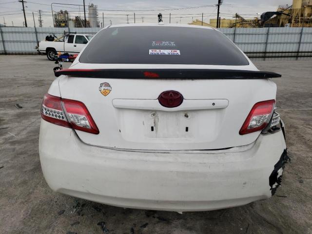 4T4BF3EK4BR129732 - 2011 TOYOTA CAMRY BASE WHITE photo 6