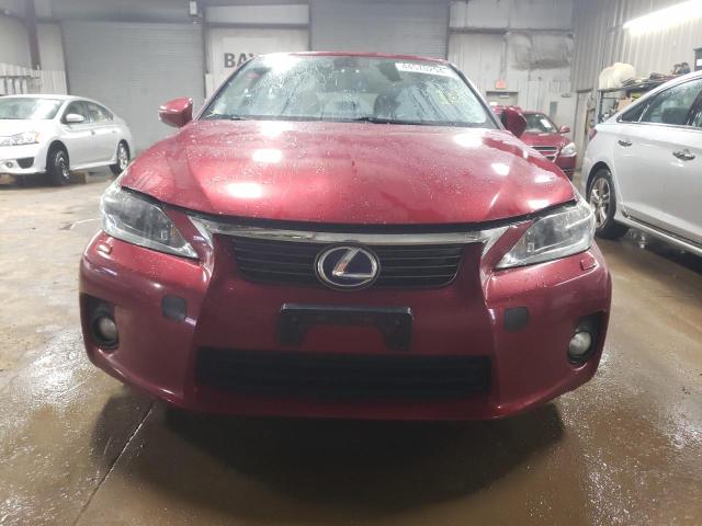 JTHKD5BH9B2044453 - 2011 LEXUS CT 200 RED photo 5