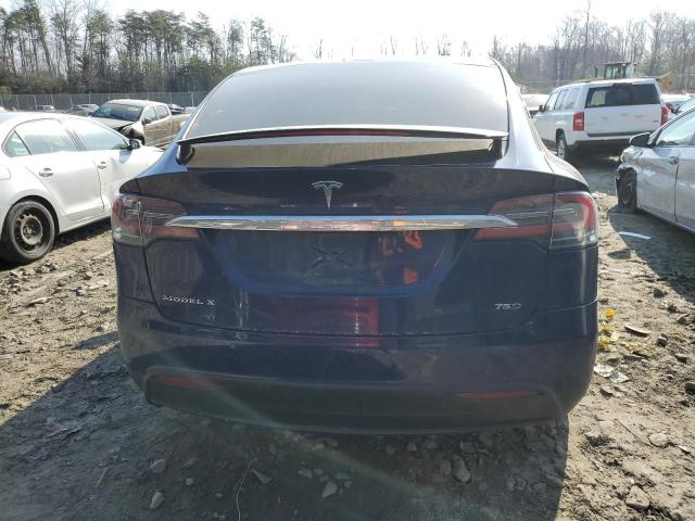 5YJXCDE29JF132510 - 2018 TESLA MODEL X BLUE photo 6