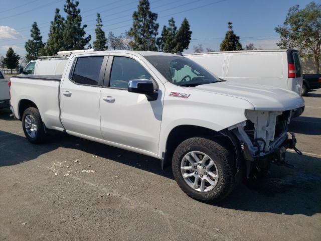 1GCUDDED3NZ628520 - 2022 CHEVROLET SILVERADO K1500 LT WHITE photo 4