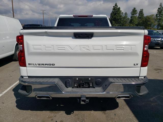 1GCUDDED3NZ628520 - 2022 CHEVROLET SILVERADO K1500 LT WHITE photo 6